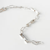 グッチ シルバー925 チェーン ブレスレット - NEWSED