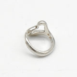 ティファニー エルサペレッティ オープンハート シルバー925 指輪 リング 8号 - NEWSED
