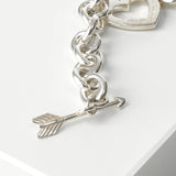 ティファニー アロー ハート トグル シルバー 925 チェーン ブレスレット - NEWSED