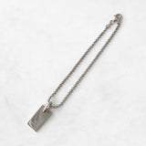 グッチ ロゴ プレート シルバー925 ボールチェーン キーホルダー ストラップ - NEWSED