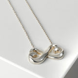 ティファニー ダブルラビングハート シルバー925 ネックレス - NEWSED