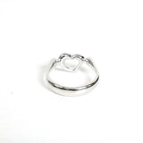 ティファニー エルサ・ペレッティ オープンハート 指輪 リング シルバー925 9号 新品仕上げ - NEWSED
