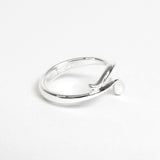 ティファニー フリーフォーム ティアドロップ リング 指輪 シルバー925 9号 新品磨き済 - NEWSED