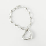 ティファニー オープンハート シルバー925 チェーンブレスレット - NEWSED