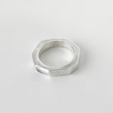 グッチ トリプルヘキサゴン シルバー925 指輪 リング 9.5号 - NEWSED