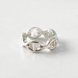 エルメス アンシェネ シェーヌダンクル シルバー925 指輪 リング 9.5号 - NEWSED