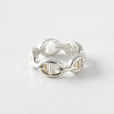 エルメス アンシェネ シェーヌダンクル シルバー925 指輪 リング 9.5号 - NEWSED