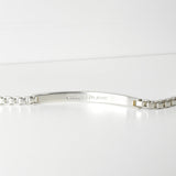 ティファニー ヴェネチアン シルバー925 IDブレスレット - NEWSED