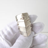 ヴィヴィアン ウエストウッド 初期型 アーマーリング シルバー925 JSB刻印 ホールマーク有 Lサイズ - NEWSED