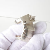 ヴィヴィアン ウエストウッド 初期型 アーマーリング シルバー925 JSB刻印 ホールマーク有 Lサイズ - NEWSED