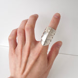 ヴィヴィアン ウエストウッド 初期型 アーマーリング シルバー925 JSB刻印 ホールマーク有 Lサイズ - NEWSED