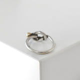 ティファニー ラブノット シルバー925 K18 コンビ 指輪 リング 11号 - NEWSED