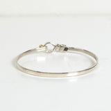 ティファニー フック&アイ バングル シルバー925 K18 新品仕上げ - NEWSED