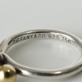 ティファニー ラブノット シルバー925 × K18 指輪 リング 7号 - NEWSED