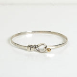 ティファニー フック&アイ バングル シルバー925 K18 新品仕上げ - NEWSED