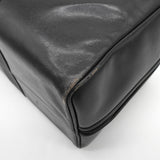 イヴ サンローラン ヴィンテージ YSLロゴ レザー ミニボストンバッグ ハンドバッグ ブラック レディース 箱付き