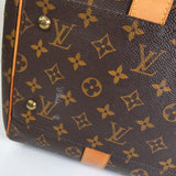 ルイ ヴィトン モノグラム キャリーオール ボストンバッグ ブラウン M40074