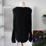 ワイズ ヨウジヤマモト アーカイブ フリル カーディガン レディース ブラック