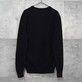 フレッドペリー ロゴ ニット ブラック