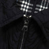 バーバリー ブルーレーベル ホースロゴ ノバチェック裏地 キルティングジャケット ブラック