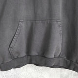 バレンシアガ ヴィンテージ ウォッシュ加工 ロゴ オーバーサイズ フーディー パーカー グレー