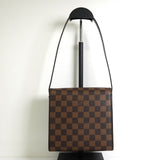 ルイ・ヴィトン ダミエ トライベッカ・ミニ レザー ハンドバッグ ワンショルダーバッグ ブラウン N51162