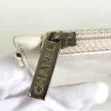 シャネル ココマーク ラムスキン フラット ポーチ ホワイト 9番台7桁 - NEWSED