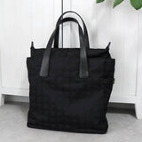 シャネル 9番台7桁 ニュートラベルライン GM トートバッグ ブラック - NEWSED