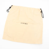 ロエベ ロゴ 自立型 レザー ハンドバッグ ブラック