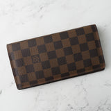 ルイ ヴィトン ダミエ ポルトフォイユ・ブラザ 二つ折り財布 ブラウン