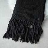 サンローラン パリ ニット フリンジ ロングマフラー