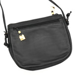 ロエベ アナグラム レザー ショルダーバッグ ブラック