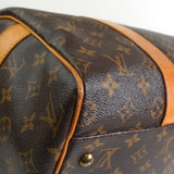 ルイ ヴィトン モノグラム キャリーオール ボストンバッグ ブラウン M40074