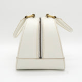 バーバリー レザー ハンドバッグ ホワイト