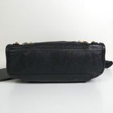 バレンシアガ ジャイアンドミニシティ レザー 2way ハンドバッグ ショルダーバッグ ブラック / グレー