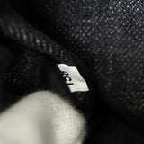 プラダ カナパ デニム 2way ハンドバッグ ショルダーバッグ グレー