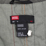 ディーゼル ベンチコート メンズ ブラック