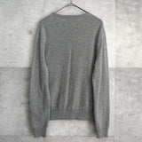 ポロ ラルフローレン ポニーロゴ ニット グレー