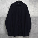 ドリス ヴァン ノッテン コットン / ナイロン 長袖シャツ ブラック