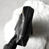 ロエベ アナグラム レザー ビジネスバッグ ハンドバッグ ブラック メンズ