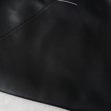 エムエムシックス メゾン マルジェラ レザー ジャパニーズバッグ クラシック トートバッグ ブラック