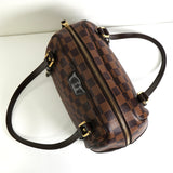 ルイ ヴィトン ダミエ リヴィントンPM トートバッグ ハンドバッグ ブラウン N41157