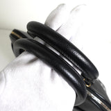 バレンシアガ ヴィル レザー 2way ハンドバッグ ショルダーバッグ ブラック