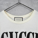 グッチ クラシックロゴ Tシャツ アイボリー
