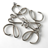 ロエベ アナグラム シルバー ブローチ