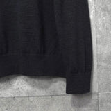 メゾン キツネ フォックスロゴ ニット グレー