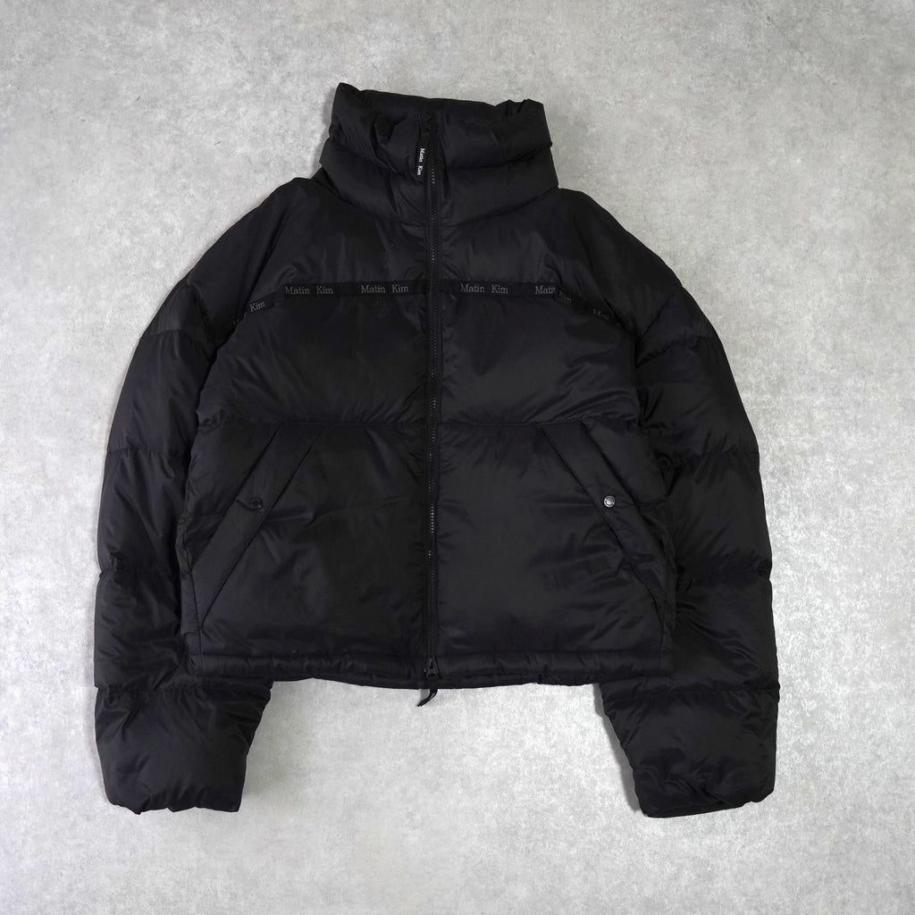 マーティンキム  ロゴ ダウンジャケット ブラック