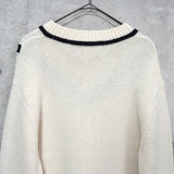 フレッド ペリー ロゴ チルデンニット アイボリー