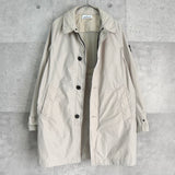 ストーンアイランド コンパスバッジ ステンカラーコート ベージュ メンズ