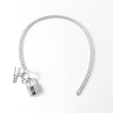 エルメス アミュレット カデナ 925 ネックレス シルバー 箱付き